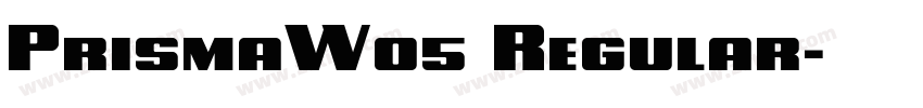 PrismaW05 Regular字体转换